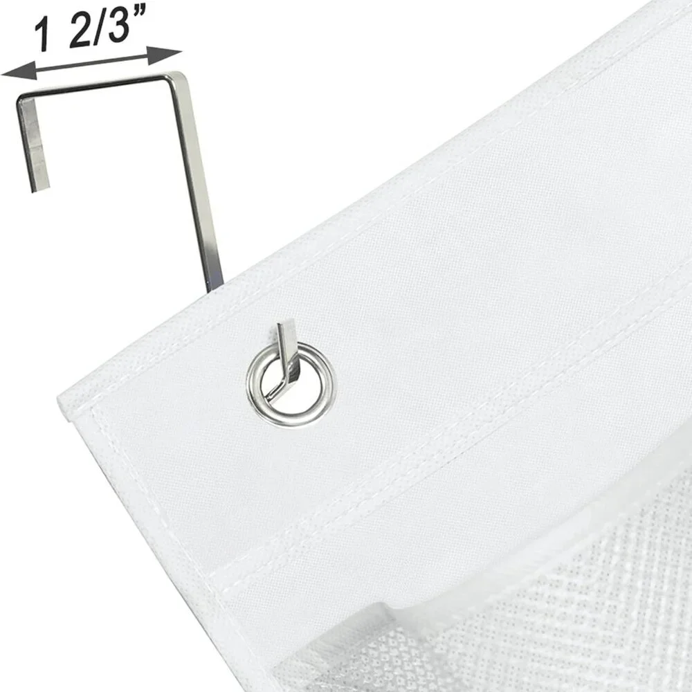 Heavy-Duty 2-Pack Narrow Shoe Organizer with Over-the-Door Hanging Capability